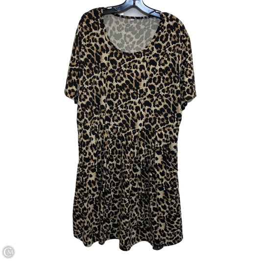 Dress Casual Short By Cmf In Animal Print, Size: 3x