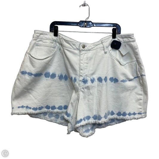 Shorts By Ava & Viv In White, Size: 22