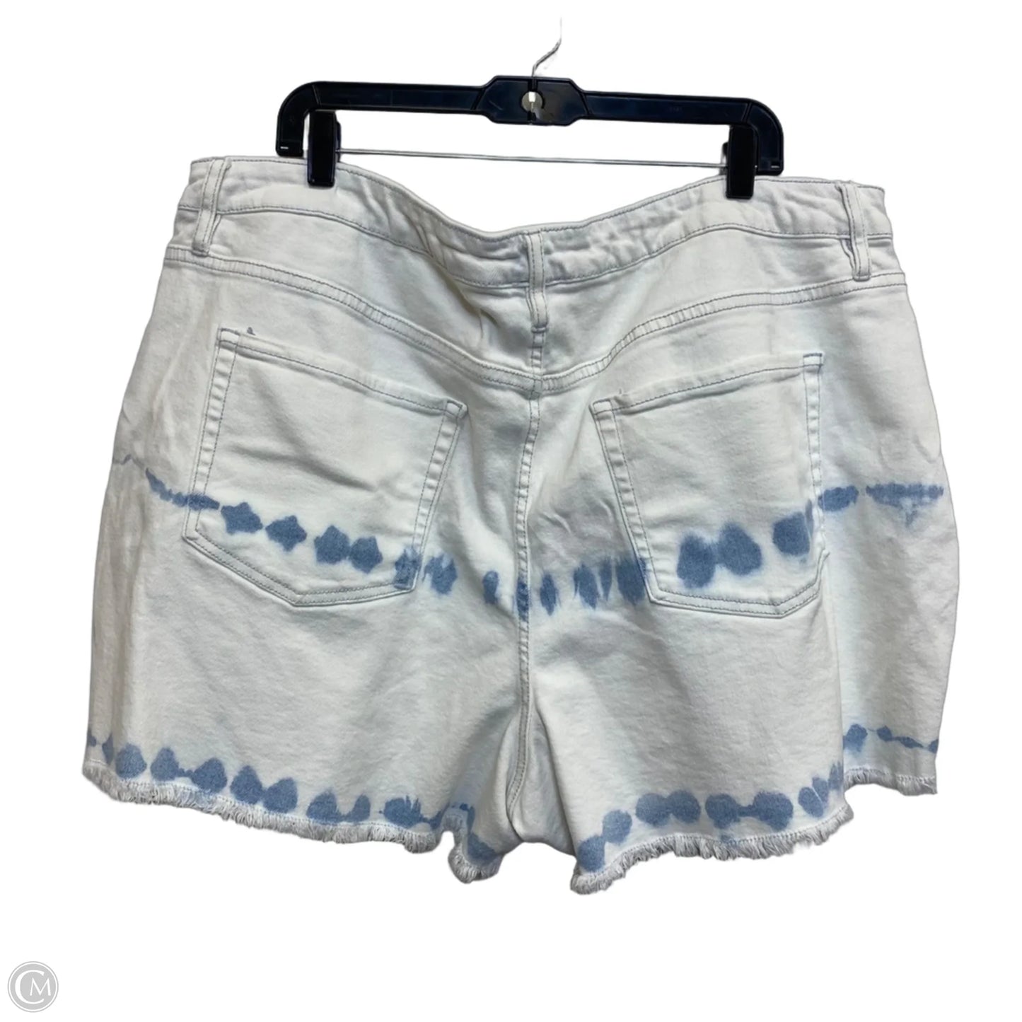 Shorts By Ava & Viv In White, Size: 22