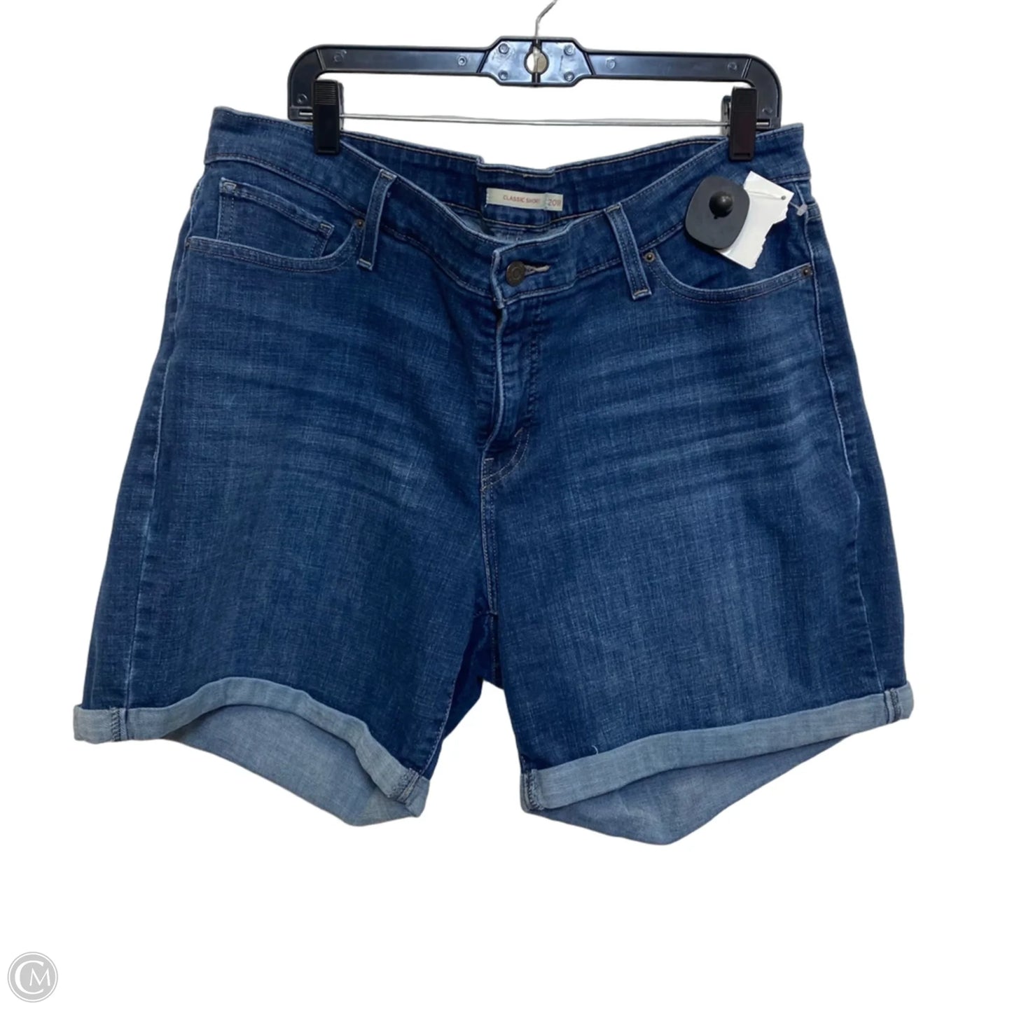 Shorts By Levis In Blue Denim, Size: 20