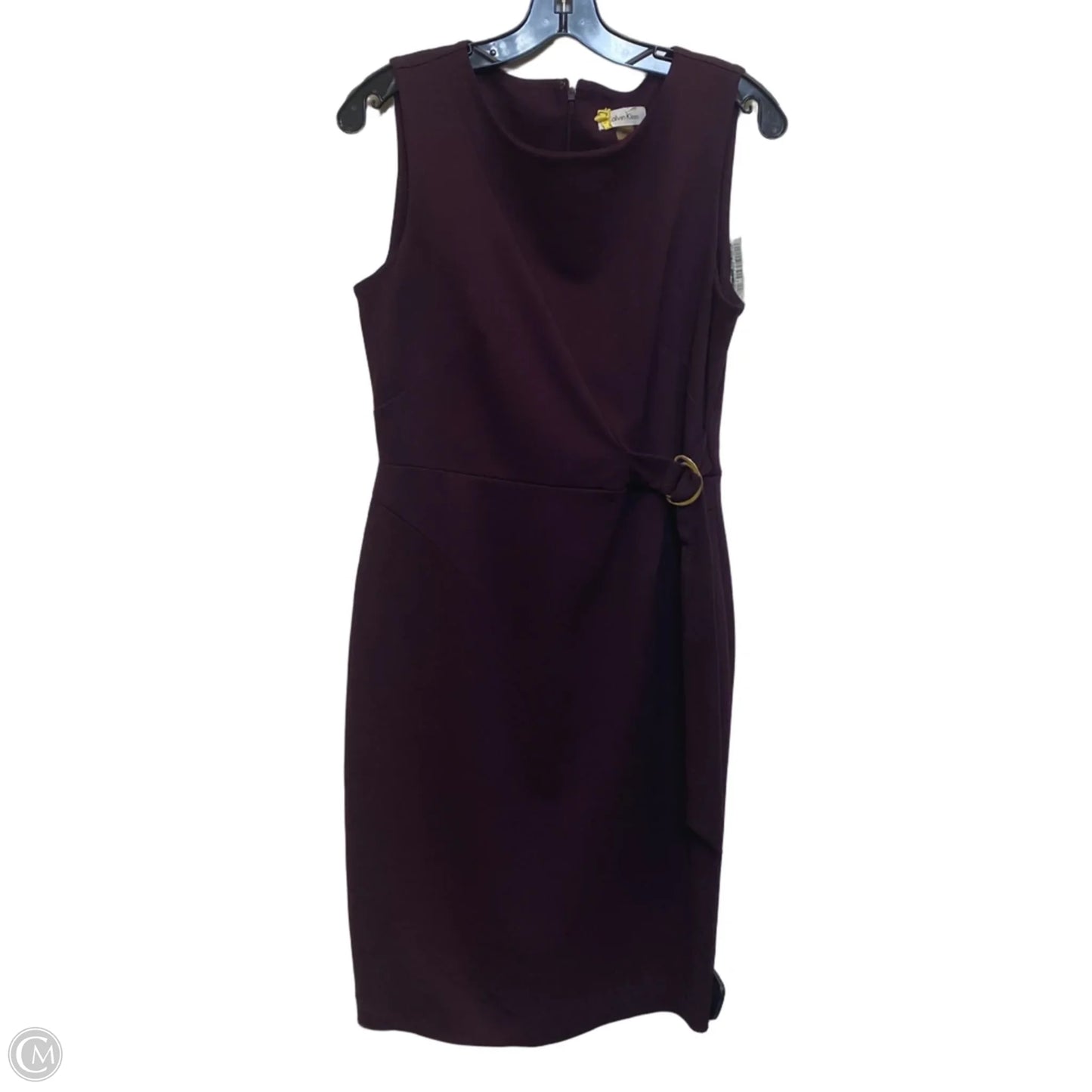 Dress Work By Calvin Klein In Purple, Size: M