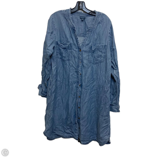 Dress Casual Short By J. Jill In Blue Denim, Size: L