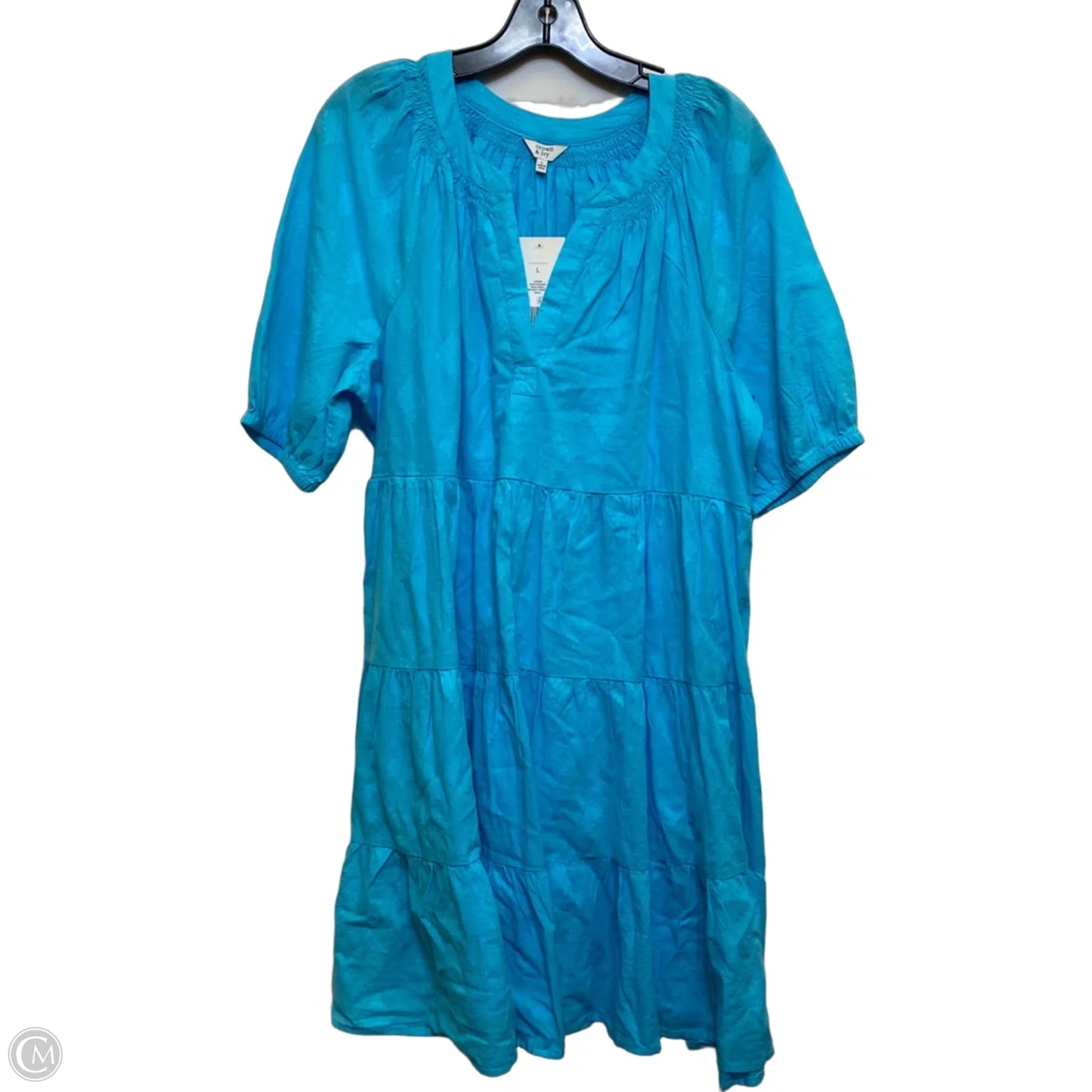 Dress Casual Short By Crown And Ivy In Blue, Size: L
