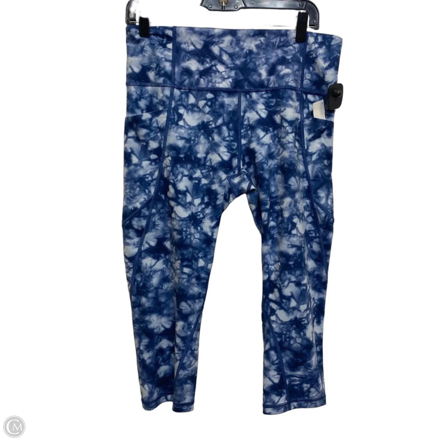 Athletic Capris By Athleta In Blue, Size: L