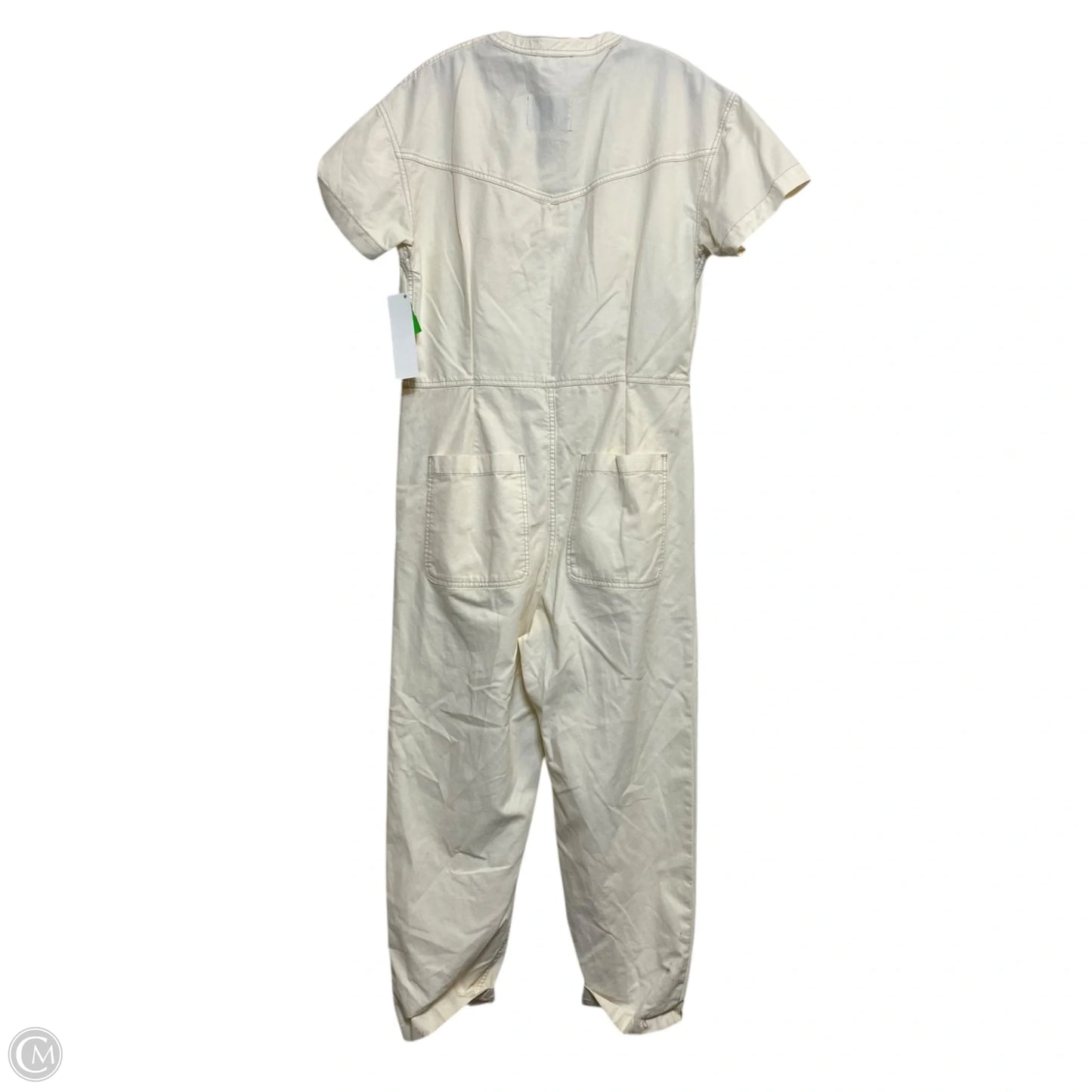 Jumpsuit Designer By Pistola In Cream, Size: M