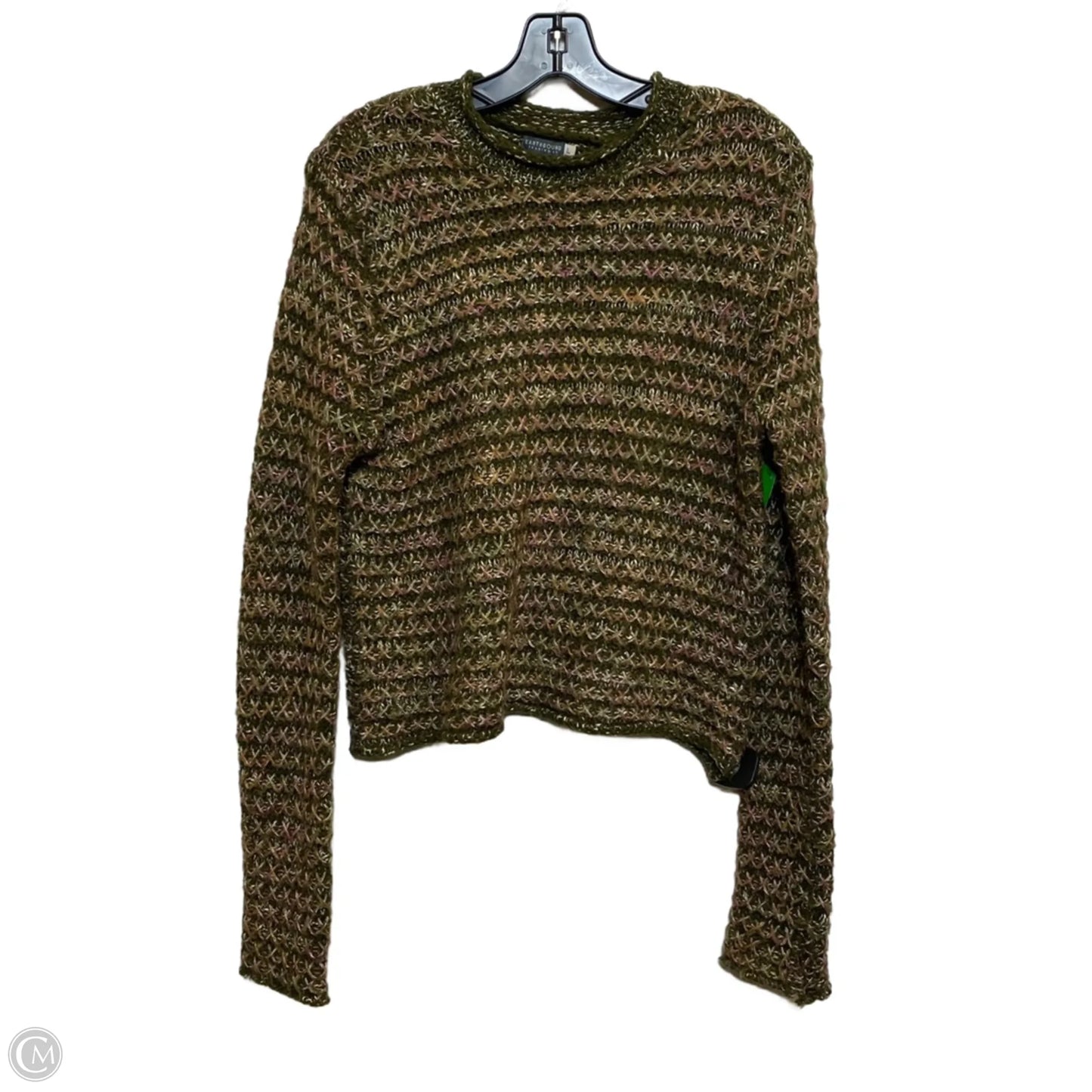 Sweater By Earthbound In Green, Size: L