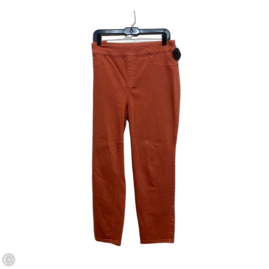 Jeans Jeggings By Chicos In Orange, Size: 14