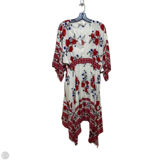 Dress Casual Short By Umgee In Red & White, Size: Xl