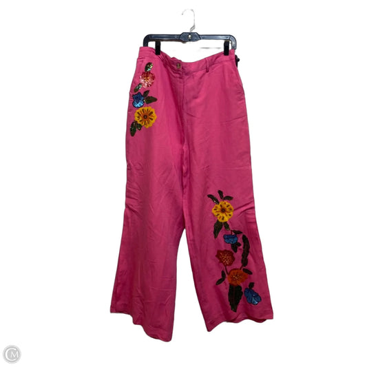 Pants Wide Leg By Boston Proper In Pink, Size: 14
