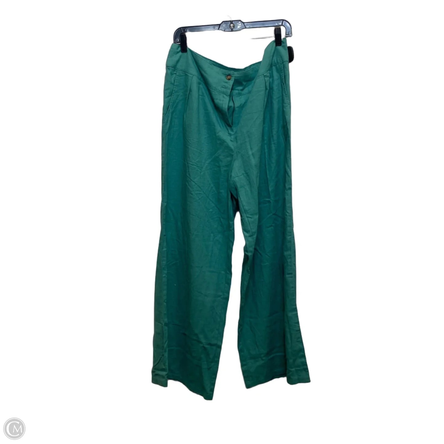 Pants Wide Leg By Cato In Green, Size: 14