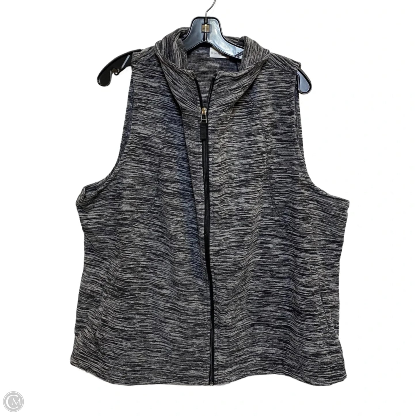Vest Other By Kim Rogers In Grey, Size: 3x