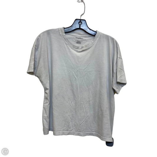 Top Short Sleeve Basic By Christian Siriano In Grey, Size: L