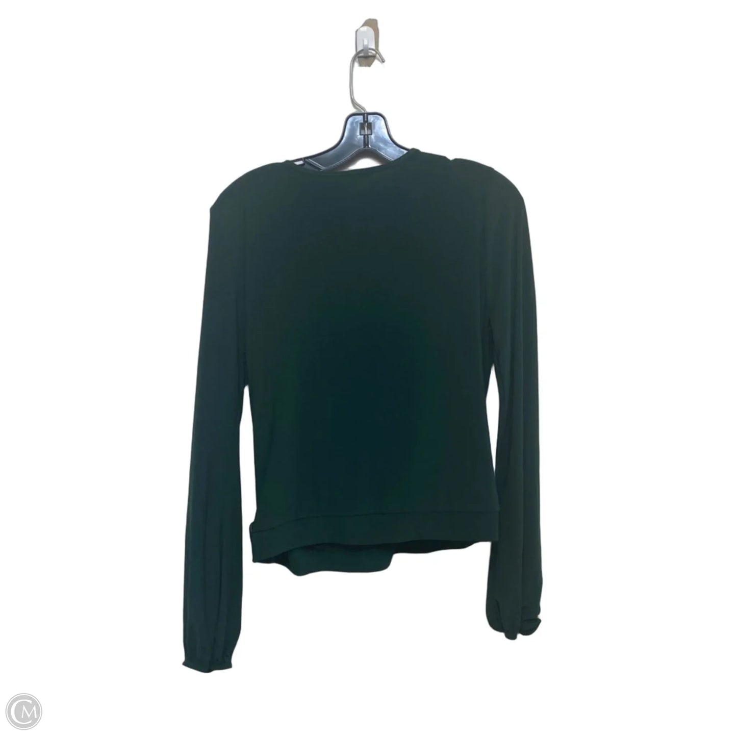 Top Long Sleeve By Haute Monde In Green, Size: Xl