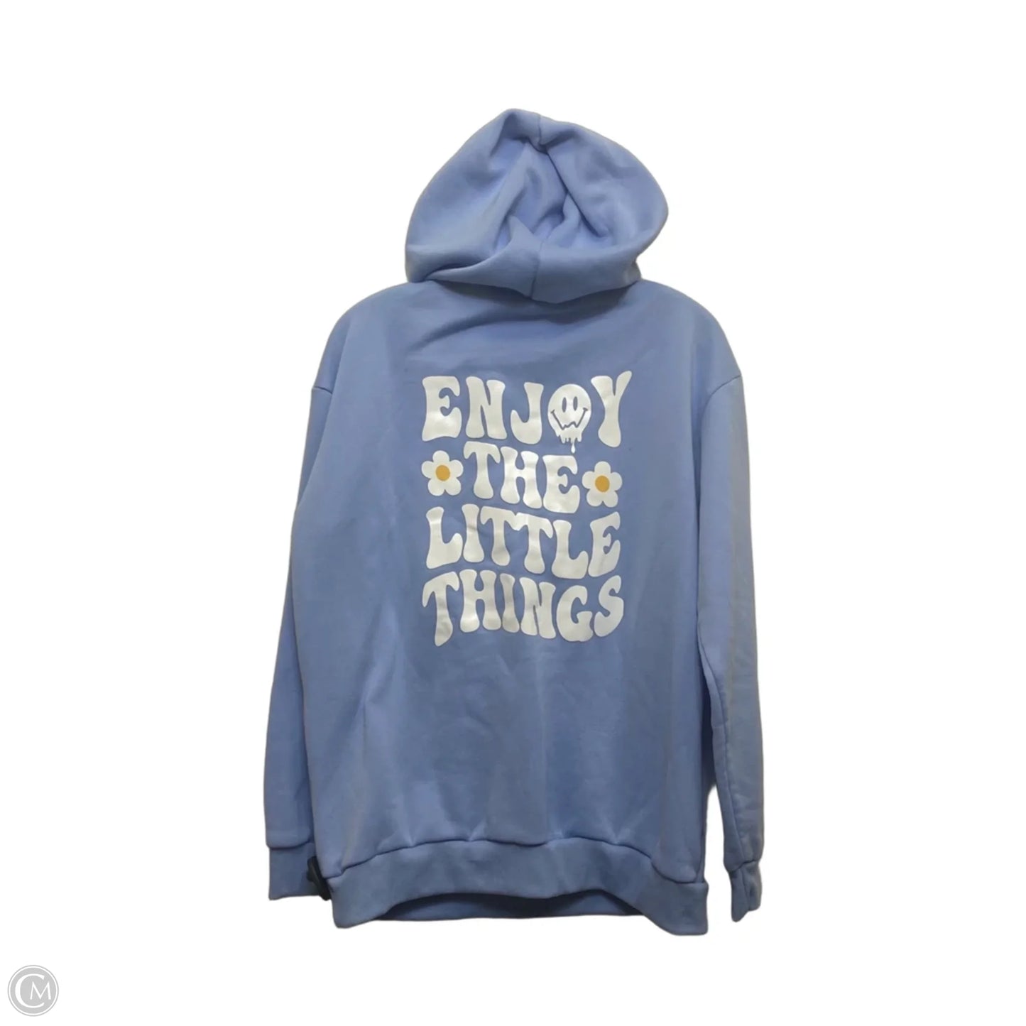 Sweatshirt Hoodie By Shein In Blue, Size: L
