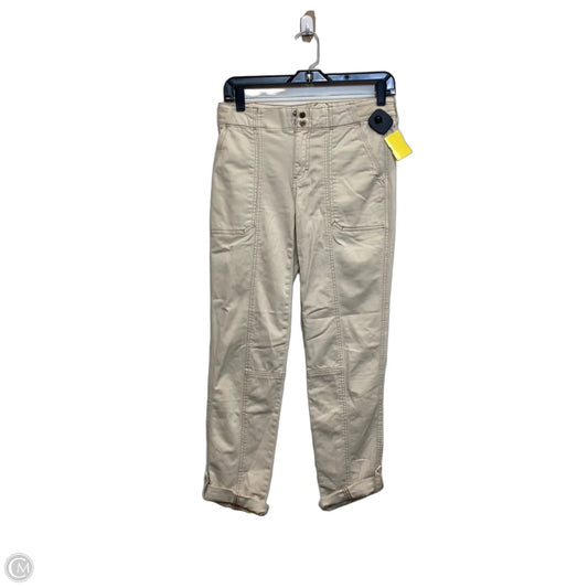 Jeans Straight By White House Black Market In Tan, Size: 0