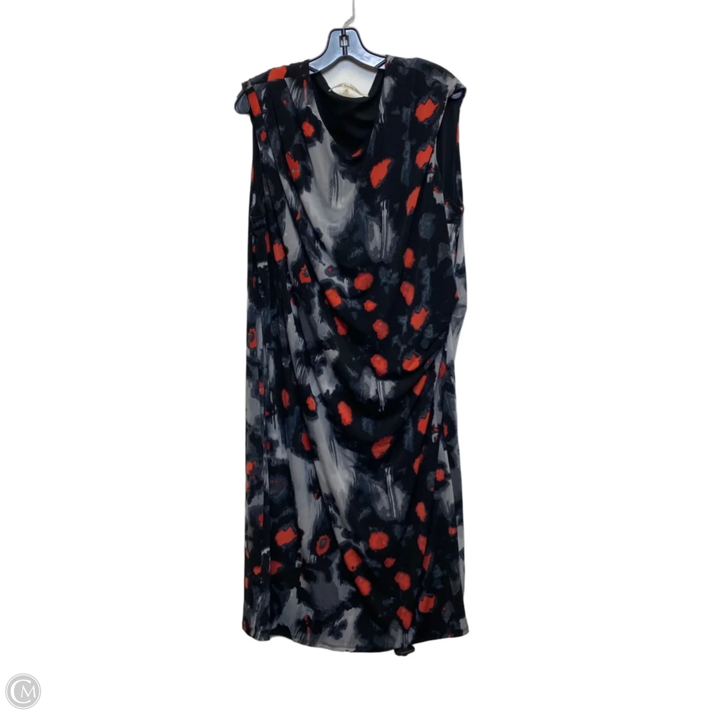 Dress Casual Maxi By Rachel Roy In Grey & Red, Size: 3x