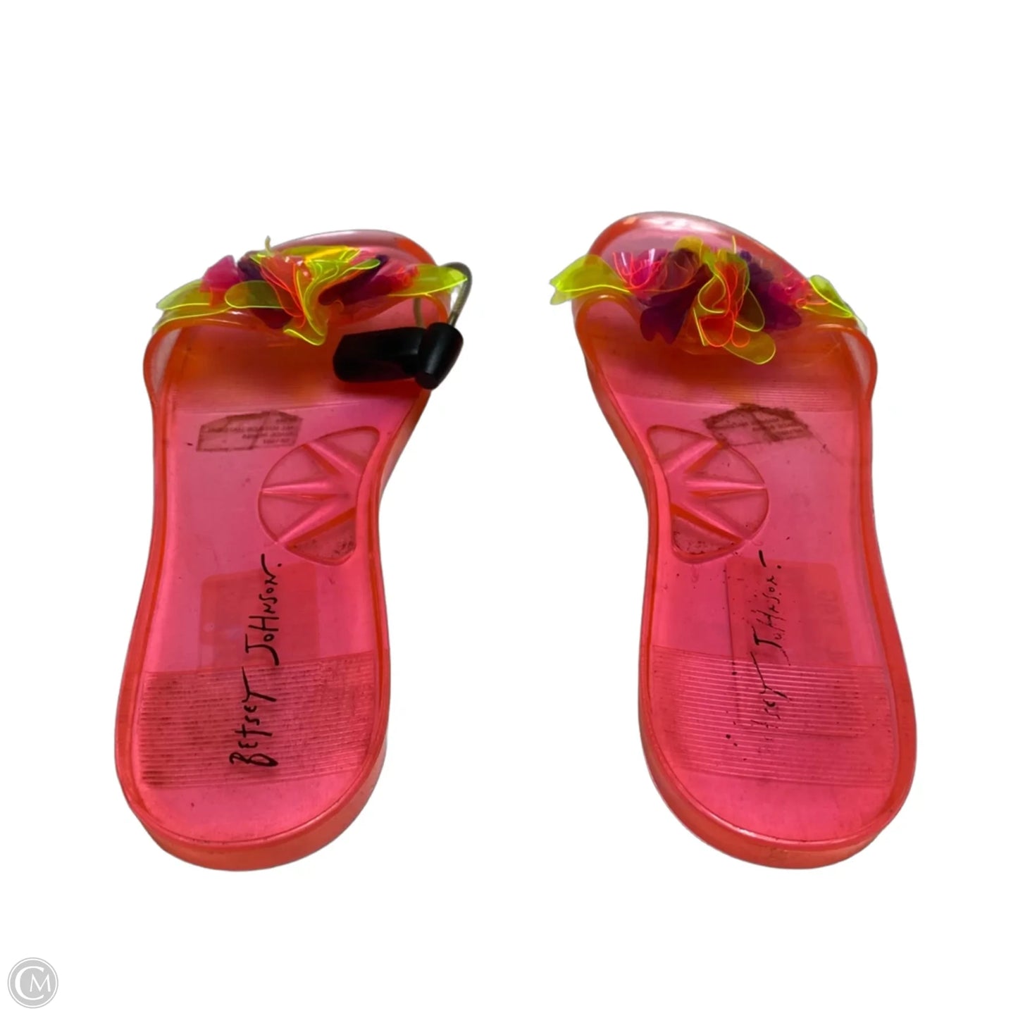 Sandals Flats By Betsey Johnson In Pink, Size: 10