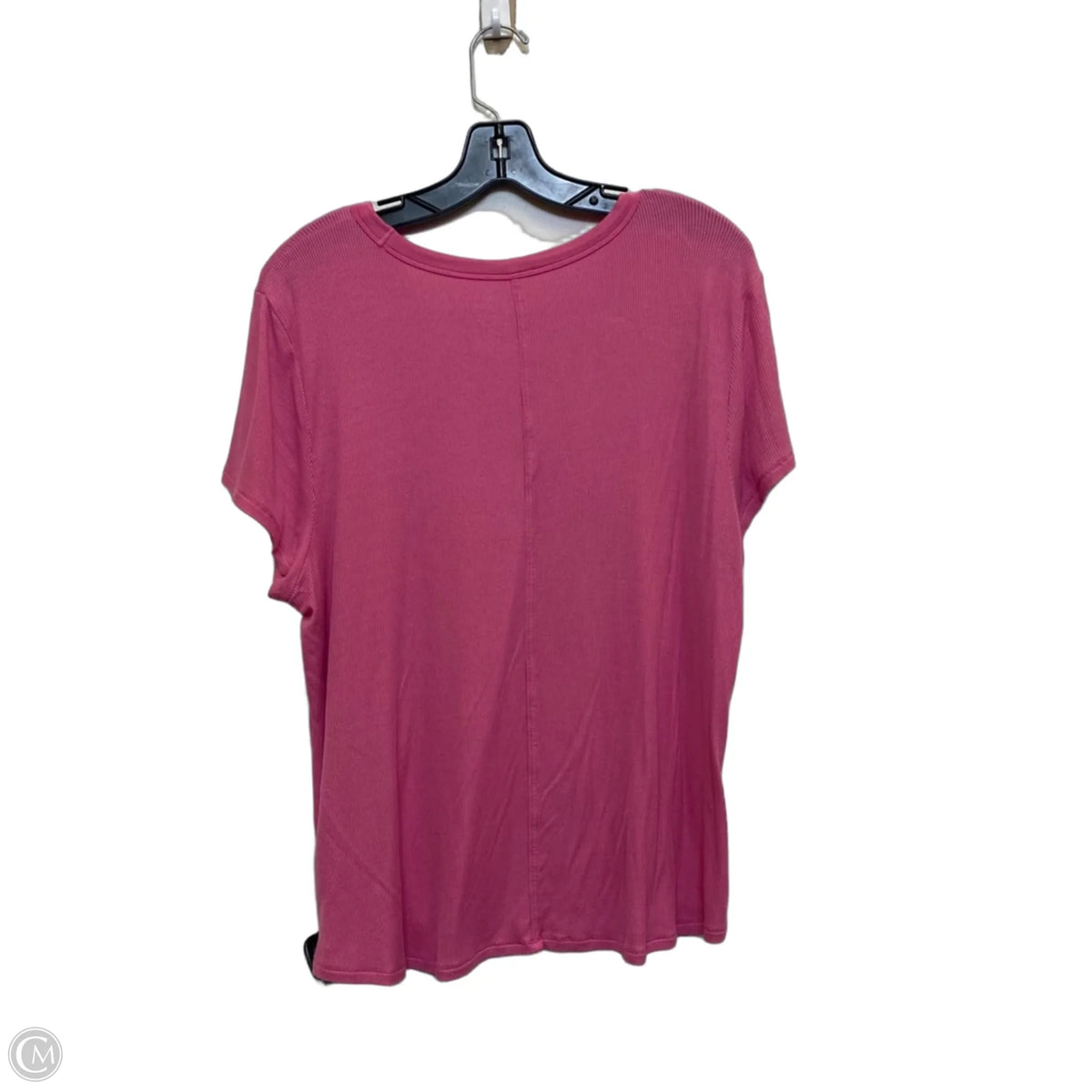 Top Short Sleeve Basic By American Eagle In Pink, Size: Xxl