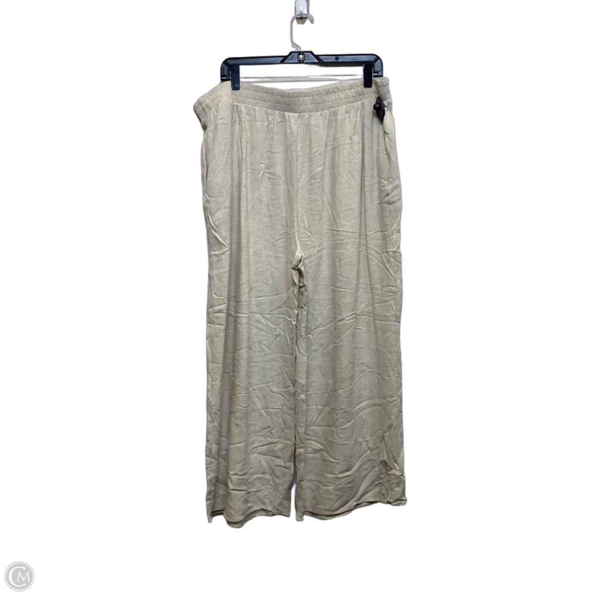 Pants Wide Leg By Arula In Tan, Size: 2x