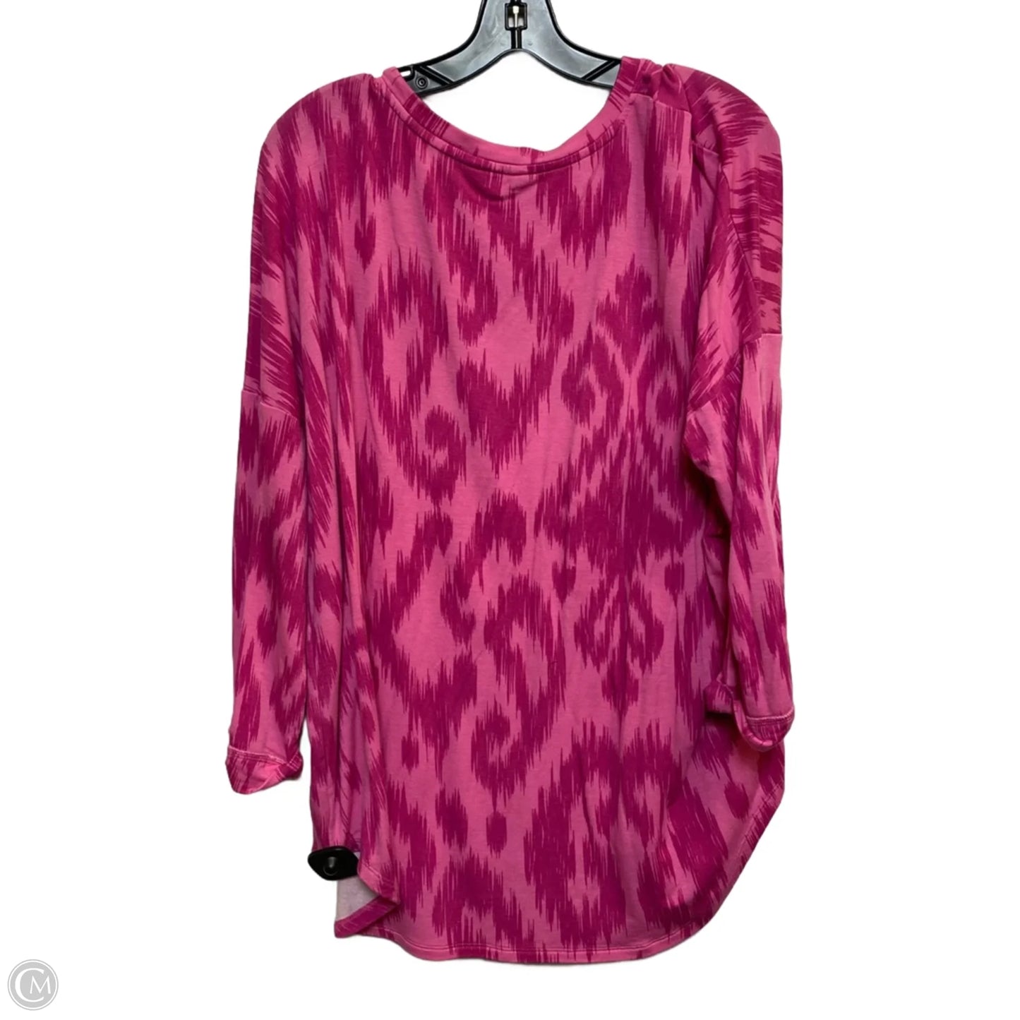 Top Long Sleeve By Crown And Ivy In Pink, Size: Xxl