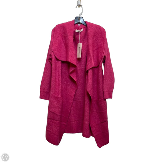Sweater Cardigan By Winni In Pink, Size: M