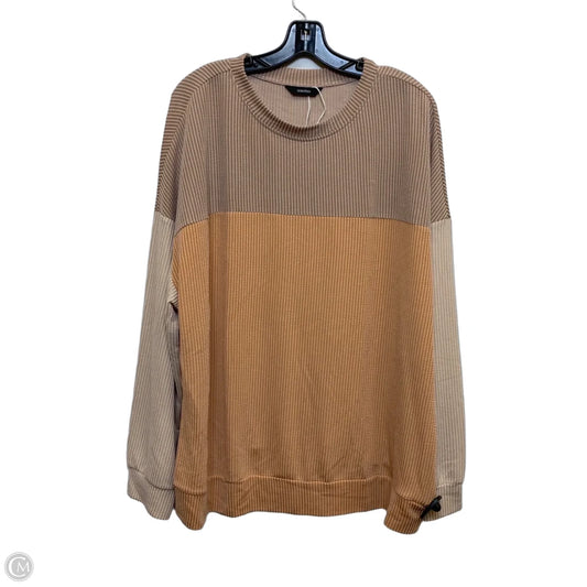 Top Long Sleeve By Dokotoo In Orange, Size: Xl