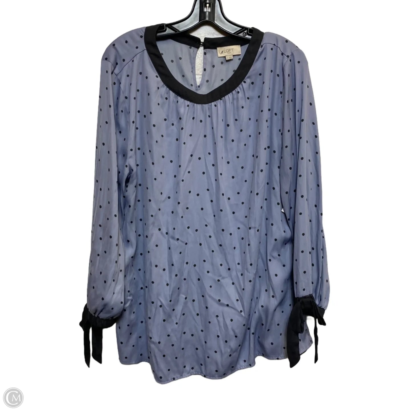 Top Long Sleeve By Loft In Blue, Size: Xl