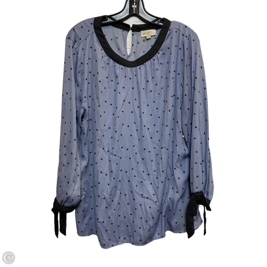 Top Long Sleeve By Loft In Blue, Size: Xl