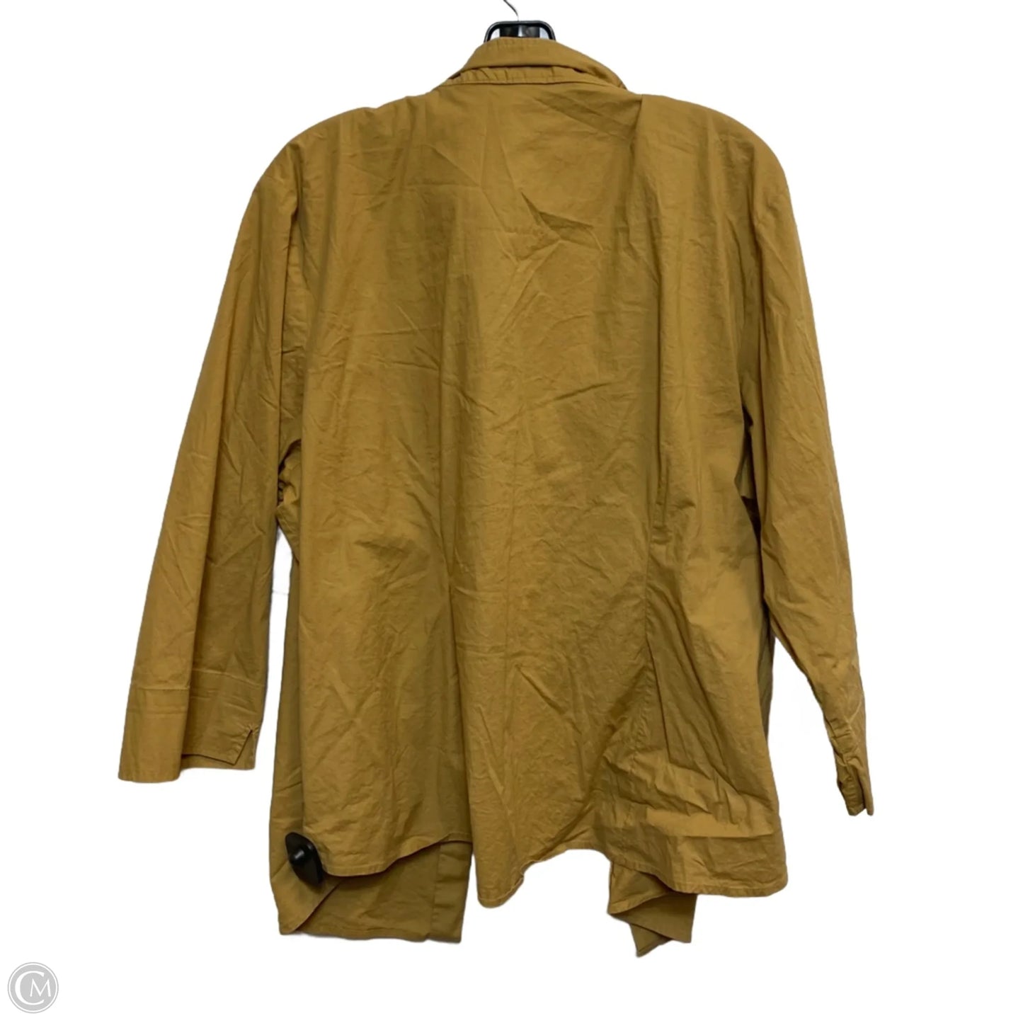 Top Long Sleeve By Jessica London In Brown, Size: 4x