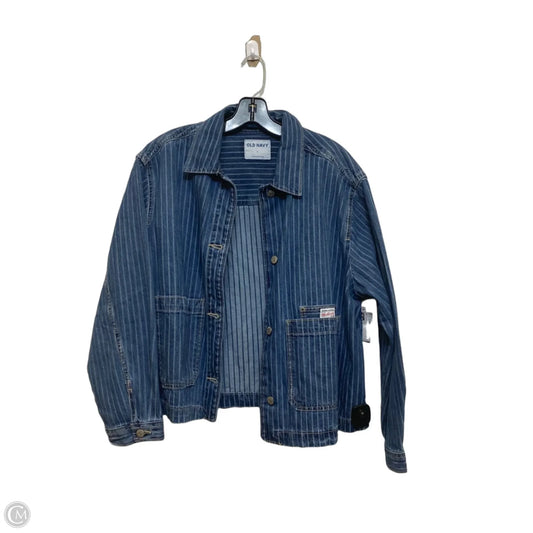 Jacket Denim By Old Navy In Blue Denim, Size: L