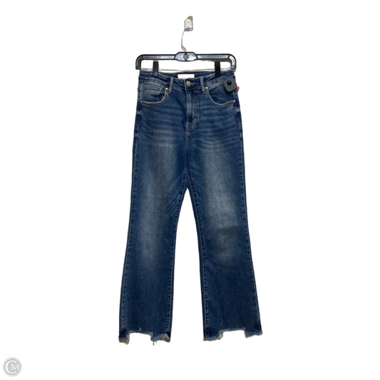 Jeans Straight By Risen In Blue Denim, Size: 4