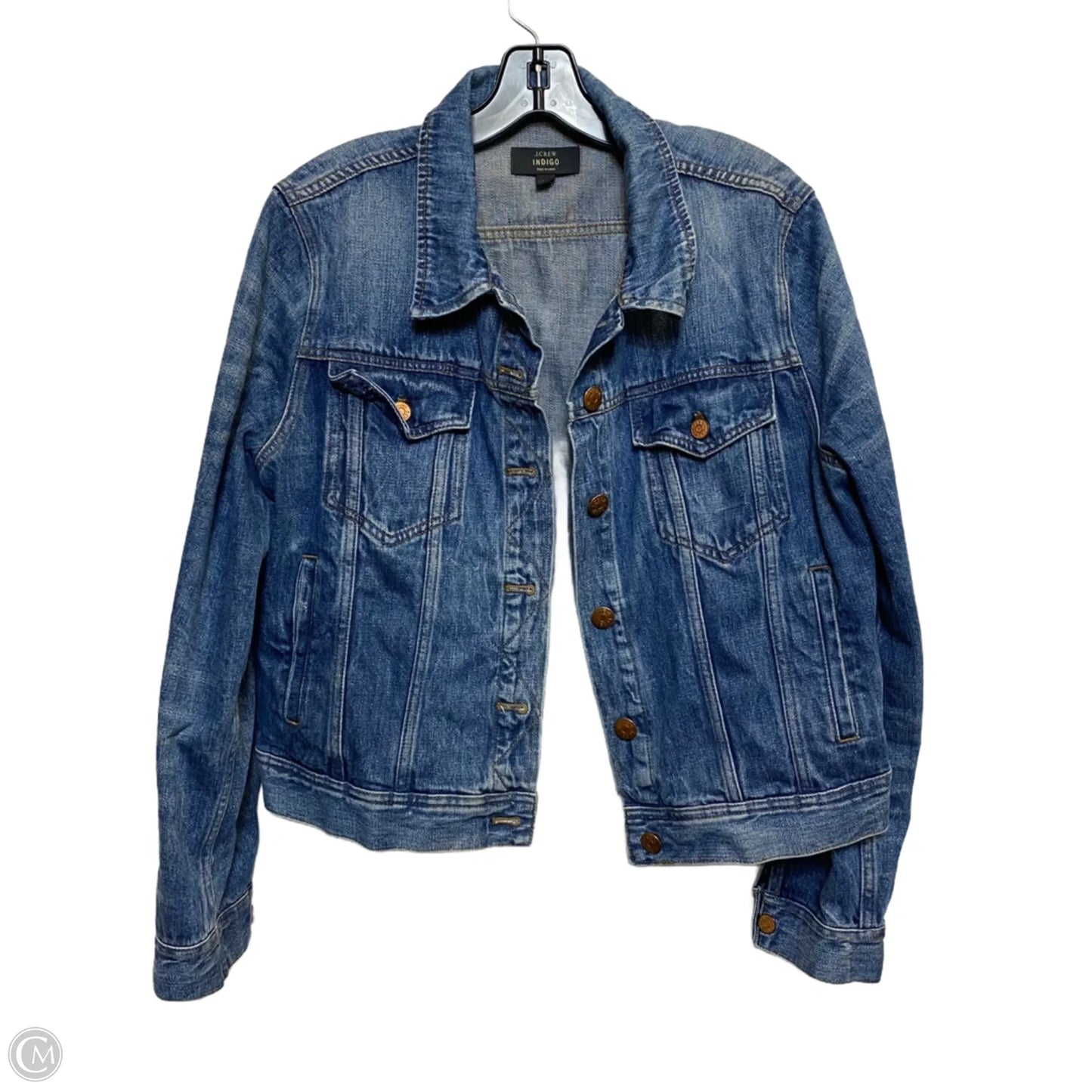 Jacket Denim By J. Crew In Blue Denim, Size: Xl