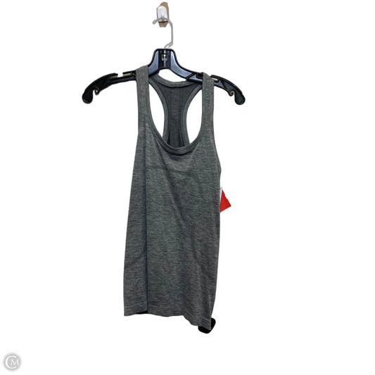 Athletic Tank Top Designer By Lululemon In Grey, Size: M