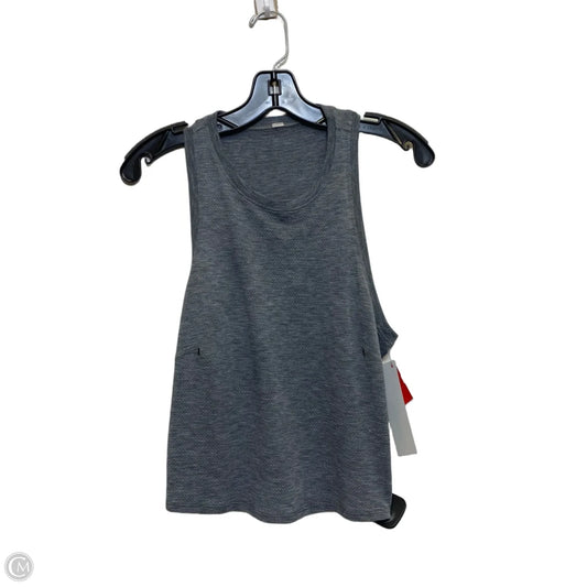 Athletic Tank Top Designer By Lululemon In Grey, Size: S