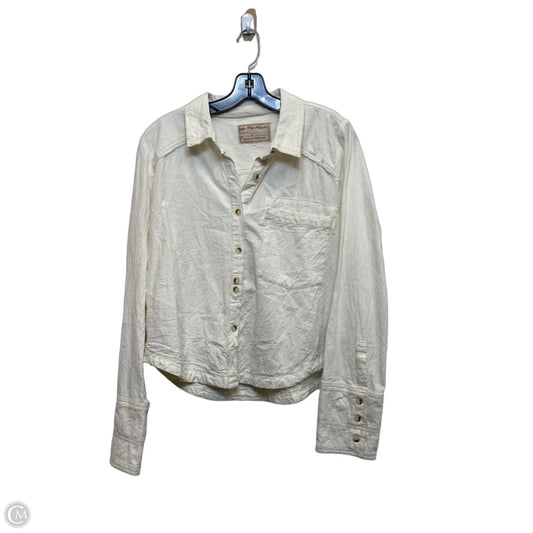 Top Long Sleeve By We The Free In Cream, Size: M