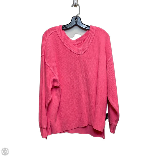 Sweatshirt Crewneck By Aerie In Pink, Size: S