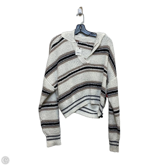 Sweater By Free People In Brown & Cream, Size: S