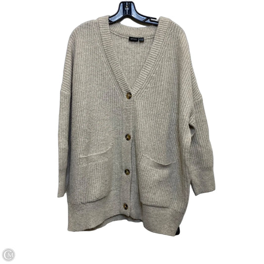 Sweater Cardigan By Esmara In Tan, Size: Xl