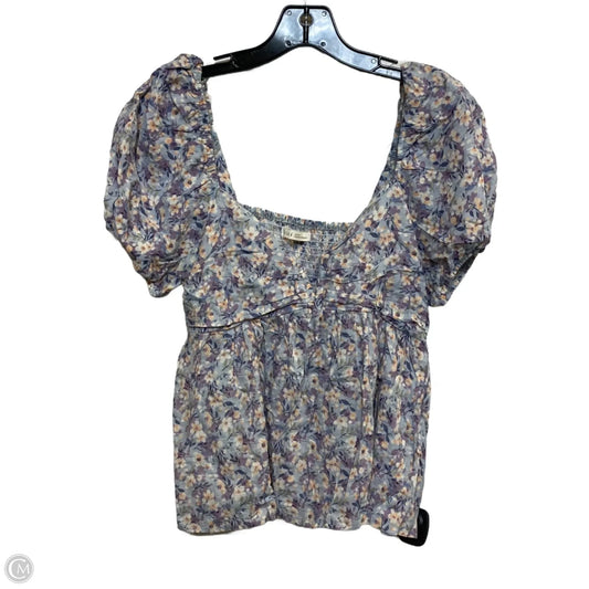 Top Short Sleeve By Be Cool In Blue, Size: M