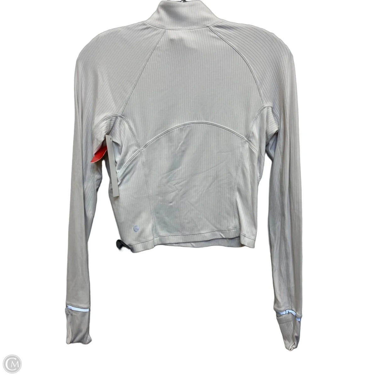 Athletic Jacket By Lululemon In White, Size: S