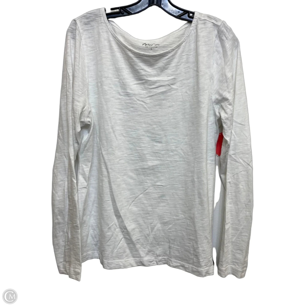 Top Long Sleeve Basic By J. Crew In White, Size: L