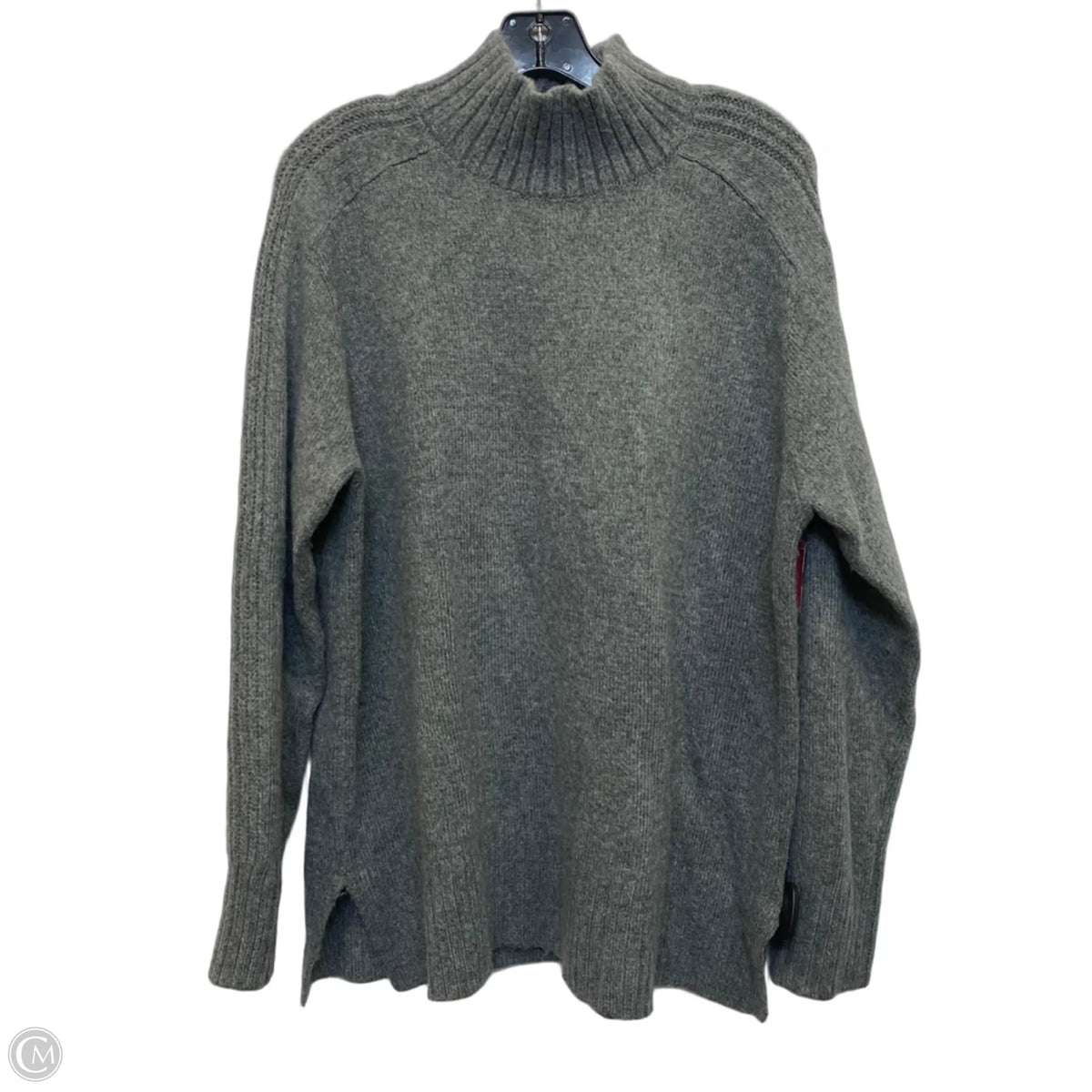 Sweater By Loft In Grey, Size: L