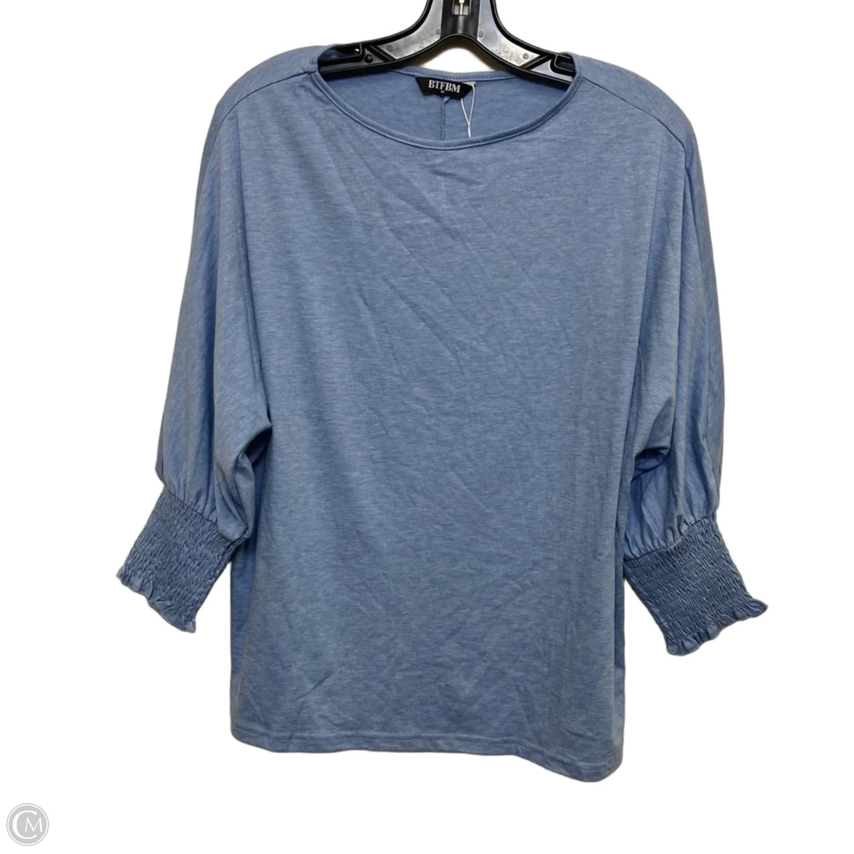 Top Long Sleeve By Btfbm In Blue, Size: M