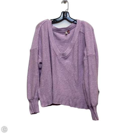 Sweater By Pilcro In Purple, Size: Xl