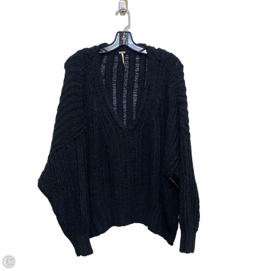 Sweater By Free People In Black, Size: Xs