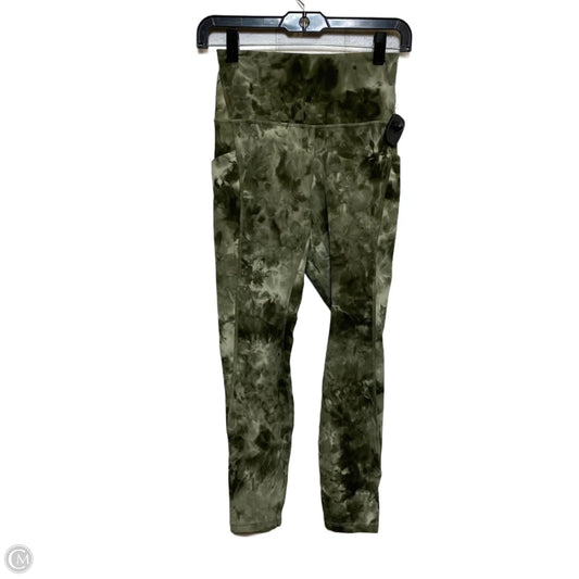 Athletic Leggings By Lululemon In Green, Size: S
