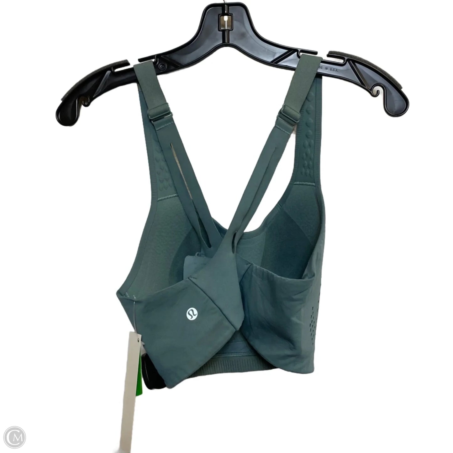 Athletic Bra By Lululemon In Green, Size: M