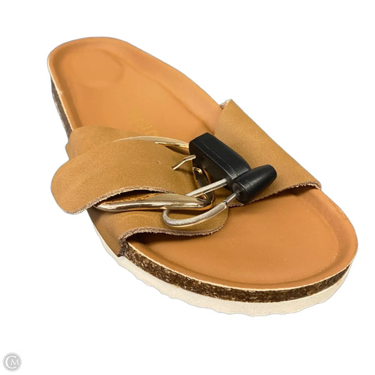 Sandals Flats By Project Cloud In Brown, Size: 10