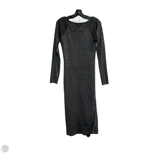 Dress Casual Midi By Say What In Grey, Size: Xl