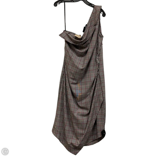 Dress Casual Midi By Maeve In Black & Pink, Size: Xlp